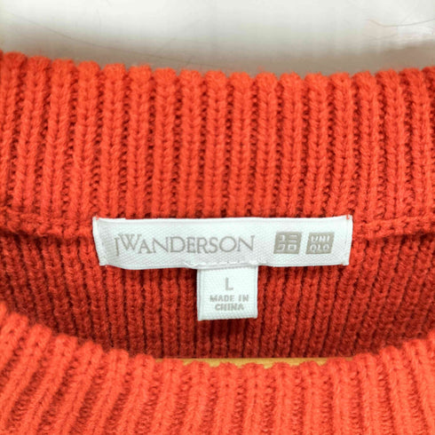 ユニクロジェイダブリューアンダーソン UNIQLO JW ANDERSON リブクルーネックセーター メンズ JPN:L