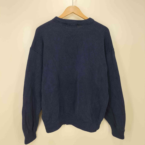 エディーバウアー Eddie Bauer 80-90S 黒タグ後期 コットンニット メンズ import:M