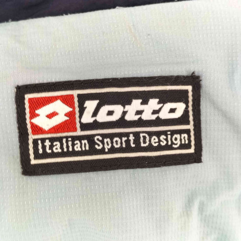 LOTTO ロゴプリント ハーフジップ プルオーバー メンズ import:M