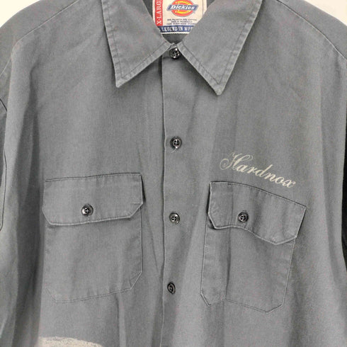 ディッキーズ Dickies 90-00S スカルプリント S/S ワークシャツ メンズ import:XL