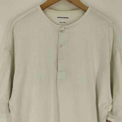 キャプテンサンシャイン KAPTAIN SUNSHINE 22SS 別注 SVN SPM HENLEY NECK TEE Tシャツ メンズ 40