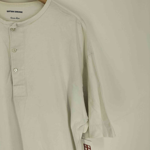 キャプテンサンシャイン KAPTAIN SUNSHINE 22SS 別注 SVN SPM HENLEY NECK TEE Tシャツ メンズ 40