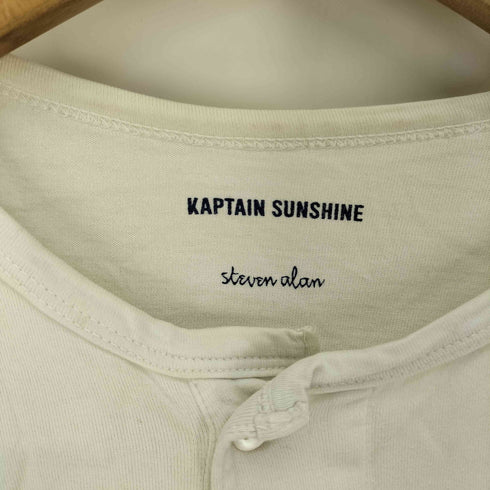 キャプテンサンシャイン KAPTAIN SUNSHINE 22SS 別注 SVN SPM HENLEY NECK TEE Tシャツ メンズ 40