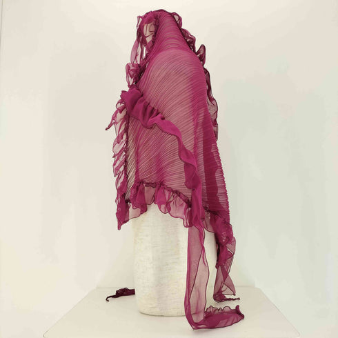 プリーツプリーズイッセイミヤケ PLEATS PLEASE ISSEY MIYAKE フリルプリーツショール レディース