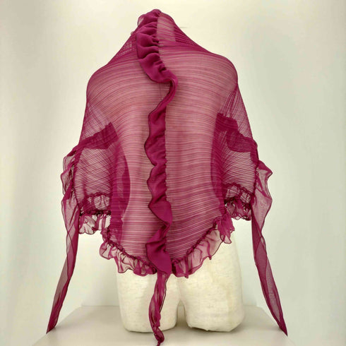 プリーツプリーズイッセイミヤケ PLEATS PLEASE ISSEY MIYAKE フリルプリーツショール レディース