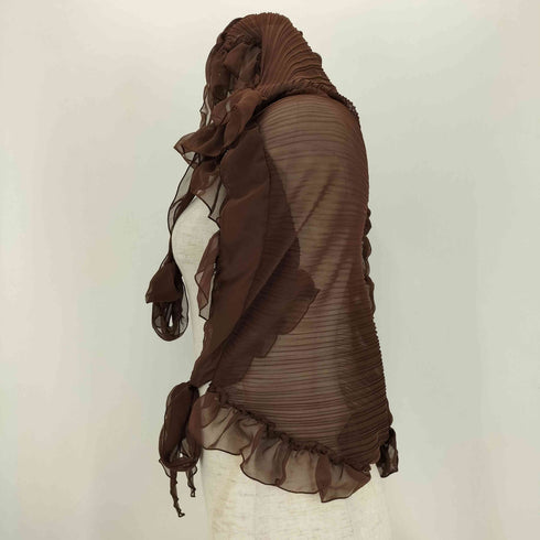 プリーツプリーズイッセイミヤケ PLEATS PLEASE ISSEY MIYAKE フリルプリーツショール レディース