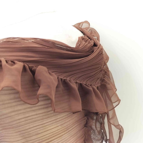 プリーツプリーズイッセイミヤケ PLEATS PLEASE ISSEY MIYAKE フリルプリーツショール レディース