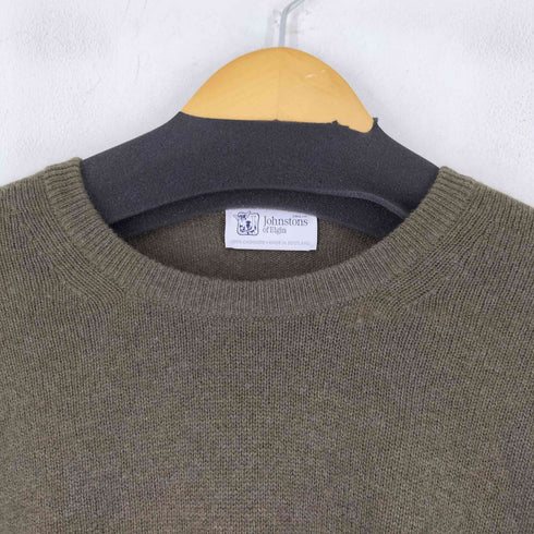 ジョンストンズオブエルガン johnstons of elgin カシミヤニット メンズ