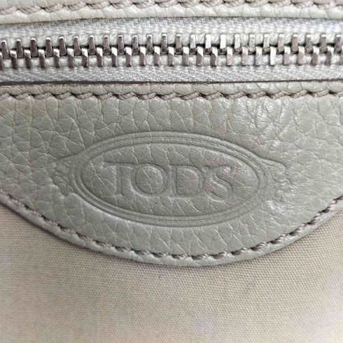 トッズ TOD’S ロゴパッチ レザートートバッグ レディース