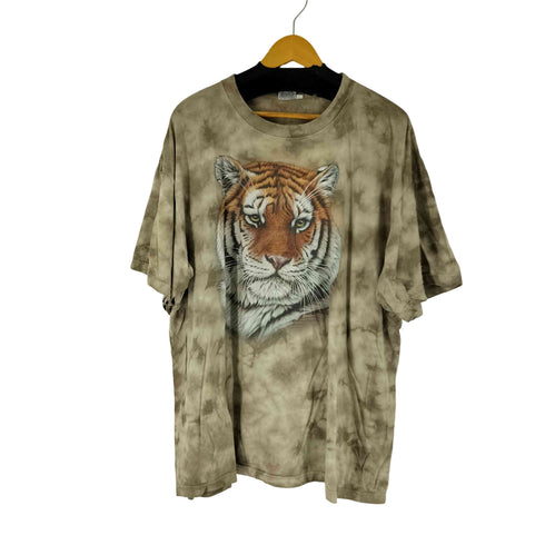 アニマルプリント タイダイ S/S Tシャツ メンズ import:XXL