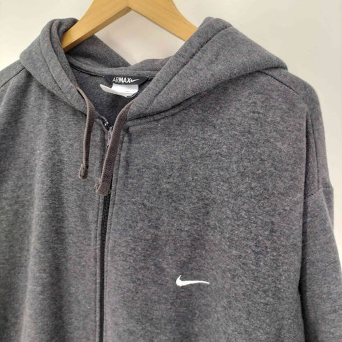 ナイキ NIKE 00S グレータグ Air Max スウッシュ刺繍 ジップアップ パーカー メンズ import:XL