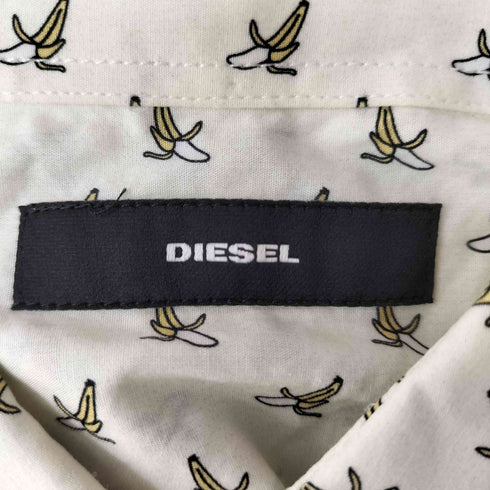 ディーゼル DIESEL 総柄 バナナプリント S/S シャツ メンズ import:XS