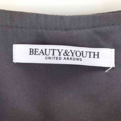 ビューティーアンドユースユナイテッドアローズ BEAUTY & YOUTH UNITED ARROWS ノーカラートレンチ&ジレ レディース