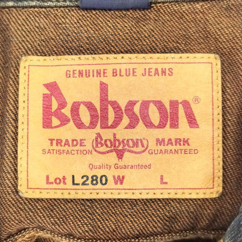 ボブソン BOBSON 80S ヴィンテージ加工 デニムジャケット メンズ import:S