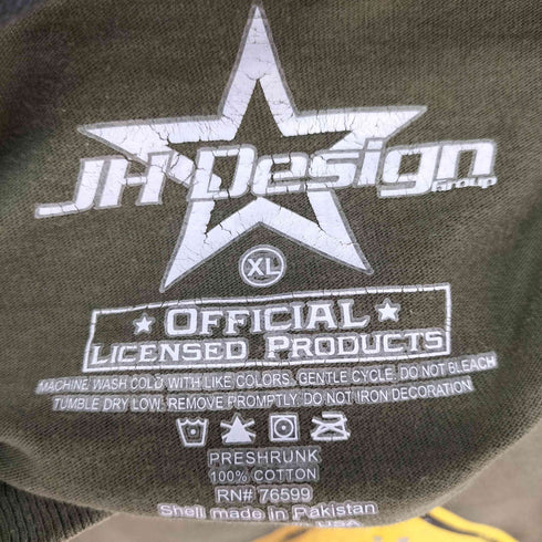 ジェイエイチデザイン JH Design CAUTION REDNECKS AT PLAY Tシャツ メンズ import:XL