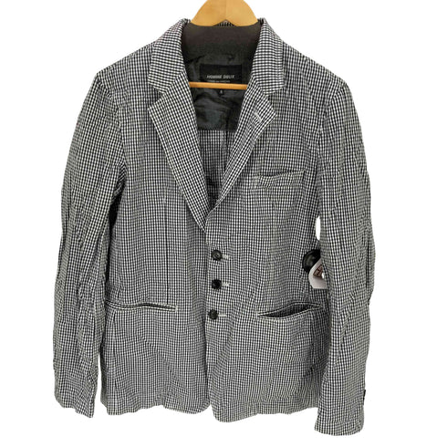 コムデギャルソンオムドゥ COMME des GARCONS HOMME DEUX 15SS ギンガムチェック 3Bテーラードジャケット メンズ M