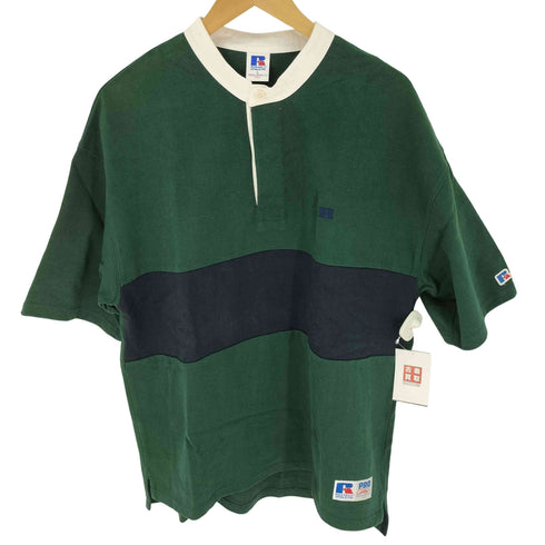 ラッセルアスレチック RUSSELL ATHLETIC バンドカラー ラガーシャツ メンズ import:L