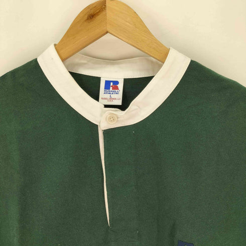 ラッセルアスレチック RUSSELL ATHLETIC バンドカラー ラガーシャツ メンズ import:L