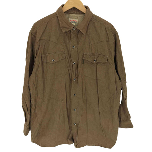スミスアメリカン SMITHS AMERICAN ストライプ L/S ウエスタンシャツ メンズ 2LARGE