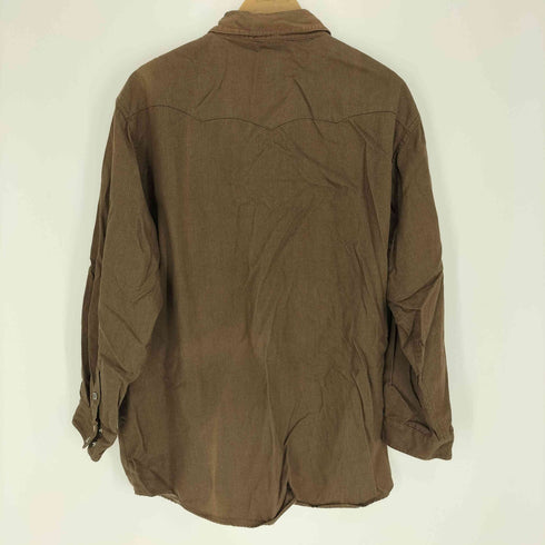 スミスアメリカン SMITHS AMERICAN ストライプ L/S ウエスタンシャツ メンズ 2LARGE