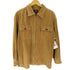 ラッキーストライク LUCKY STRIKE 90-00S ベロア ジップアップ シャツ ジャケット メンズ import:M