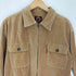 ラッキーストライク LUCKY STRIKE 90-00S ベロア ジップアップ シャツ ジャケット メンズ import:M