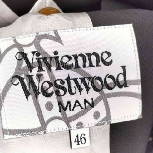 ヴィヴィアンウエストウッドマン Vivienne Westwood MAN オーブロゴボタン 2Bテーラードジャケット メンズ 46