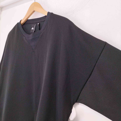 アディダス adidas エッセンシャル レギュラーフィット クォーター ニットスウェットシャツ メンズ JPN:XXL
