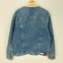 トミージーンズ tommy jeans 裏地チェック ブランケット デニムジャケット メンズ JPN:XL