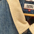 トミージーンズ tommy jeans 裏地チェック ブランケット デニムジャケット メンズ JPN:XL