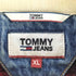トミージーンズ tommy jeans 裏地チェック ブランケット デニムジャケット メンズ JPN:XL