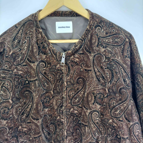 モンキータイム MONKEY TIME 20AW PAISLEY CORD PRINT ZIP BLOUSON/ブルゾン メンズ JPN:M