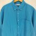 ザラ ZARA 製品染め リネンコットン L/S シャツ メンズ import:M