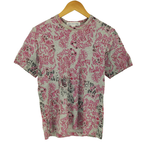 コムデギャルソンシャツ COMME des GARCONS SHIRT 落書き プリント Tシャツ レディース S