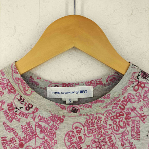 コムデギャルソンシャツ COMME des GARCONS SHIRT 落書き プリント Tシャツ レディース S
