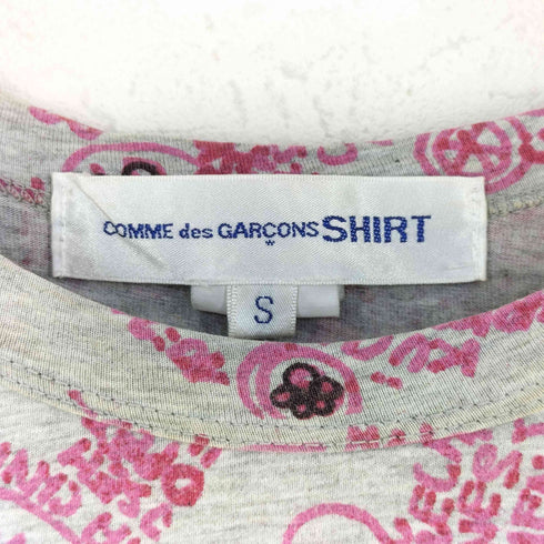 コムデギャルソンシャツ COMME des GARCONS SHIRT 落書き プリント Tシャツ レディース S