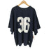 wood black 36 S/S CREW NECK MESH FOOTBALL SHIRT メンズ JPN:XL