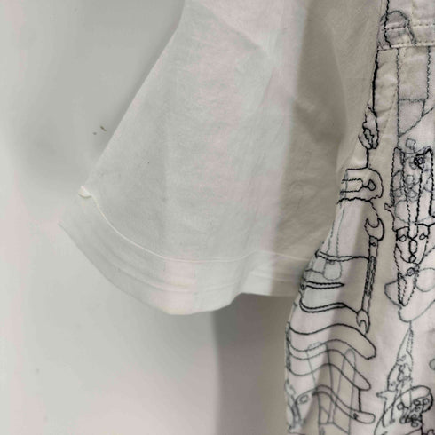 ALEXANDRE HERCHCOVITCH 総柄刺繍S/Sシャツ メンズ M