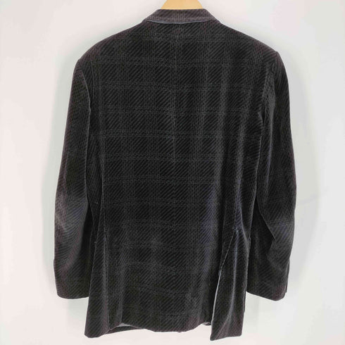 nie dieck brilliant velvet ベロア チェック シングルブレスト 2B テーラード ジャケット メンズ