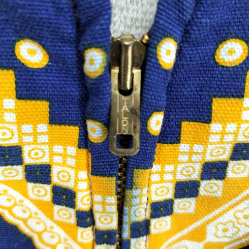 60-70S TALONジップ 裏地パイル ビーチシャツ メンズ