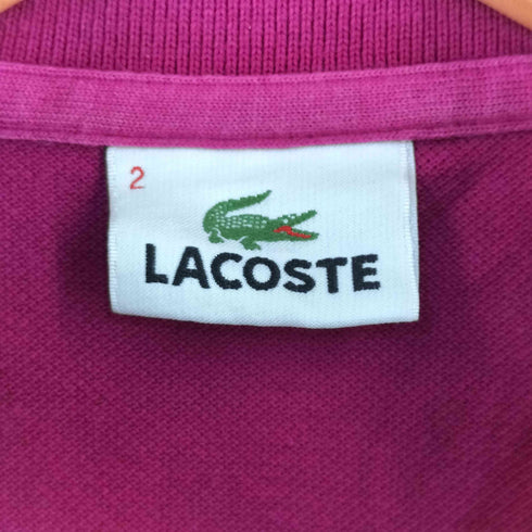 ラコステ LACOSTE 鹿の子 半袖 ポロシャツ レディース 2
