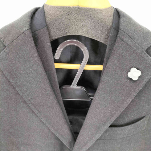 ラルディー二 LARDINI ウールテーラードジャケット ベスト付き セットアップ メンズ 46
