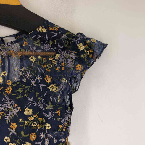 リリーブラウン Lily Brown フラワー刺繍ワンピース レディース JPN:0