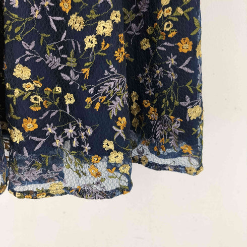 リリーブラウン Lily Brown フラワー刺繍ワンピース レディース JPN:0