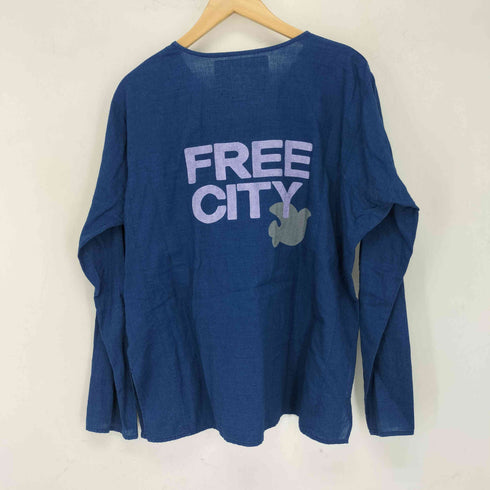 フリーシティー FREECITY 製品染め ヘンリーネックシャツ メンズ JPN:2
