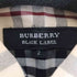 バーバリーブラックレーベル BURBERRY BLACK LABEL ホースロゴ刺繍 ノヴァチェック半袖シャツ メンズ 2