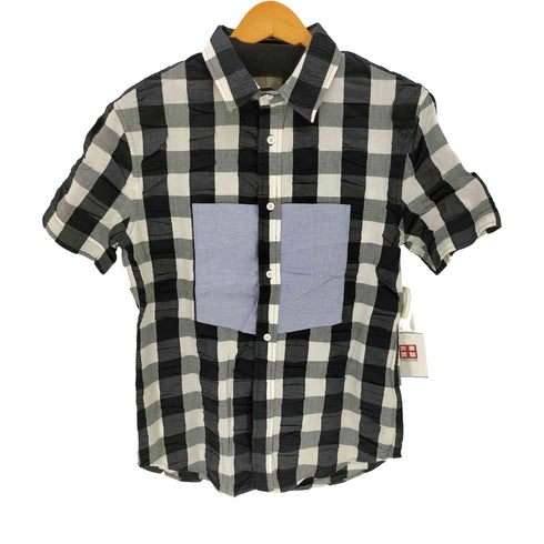 バンドオブアウトサイダーズ BAND OF OUTSIDERS ポケット切替S/Sチェックシャツ メンズ 1