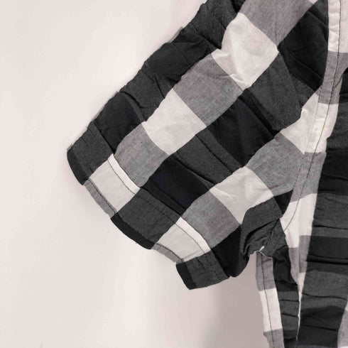 バンドオブアウトサイダーズ BAND OF OUTSIDERS ポケット切替S/Sチェックシャツ メンズ 1