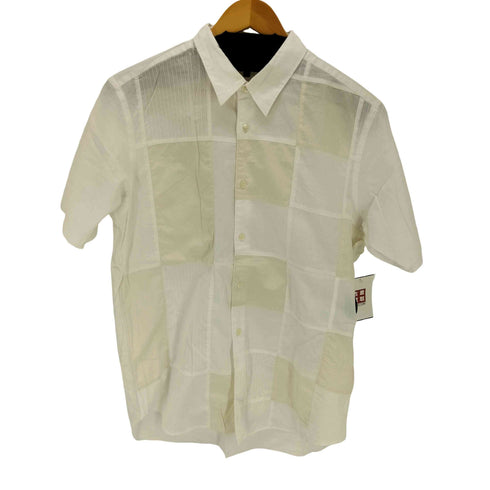 コムデギャルソンオム COMME des GARCONS HOMME 11SS パッチワーク 切替S/Sシャツ メンズ M