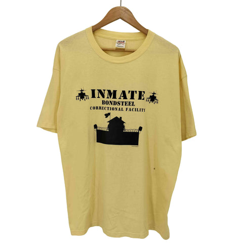 00S USA製 Anvilボディ INMATE 両面プリント クルーネック メンズ import:XL